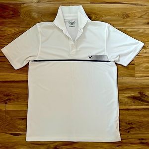 White Callaway golf shirt (Medium Mens)